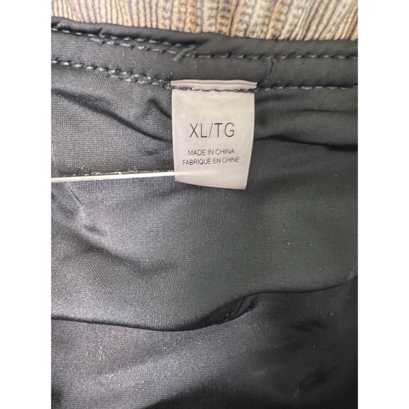 TTAHARI Plaid Elastic Waist Pull On Pants‎ Women's XL Gray Brown Checkered - Picture 8 of 12